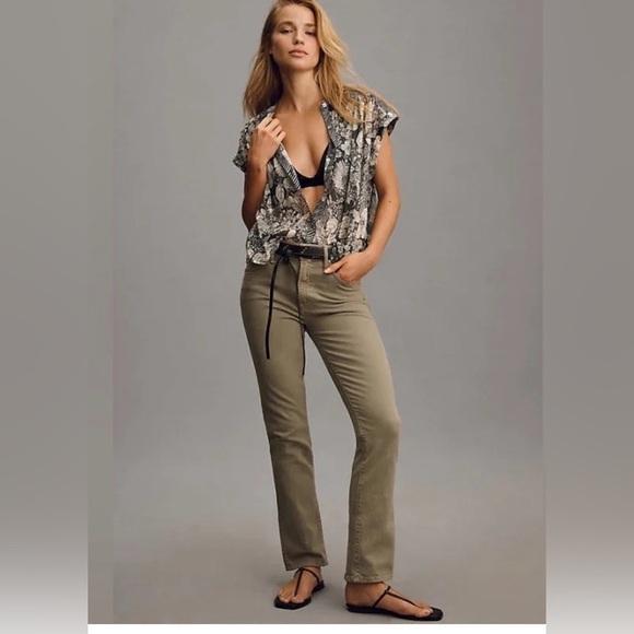 MOTHER Denim - Mother Superior The Insider Hover Jean In Mermaid - Size 28